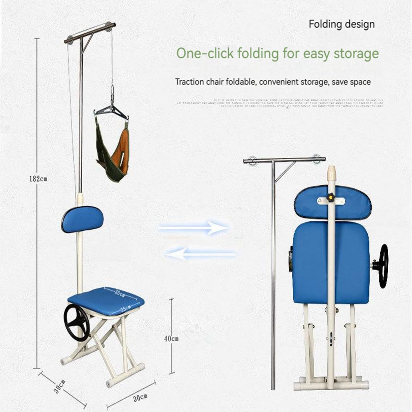 Cervical Spondylosis Correction Stretch Protection Correction Frame Traction Chair