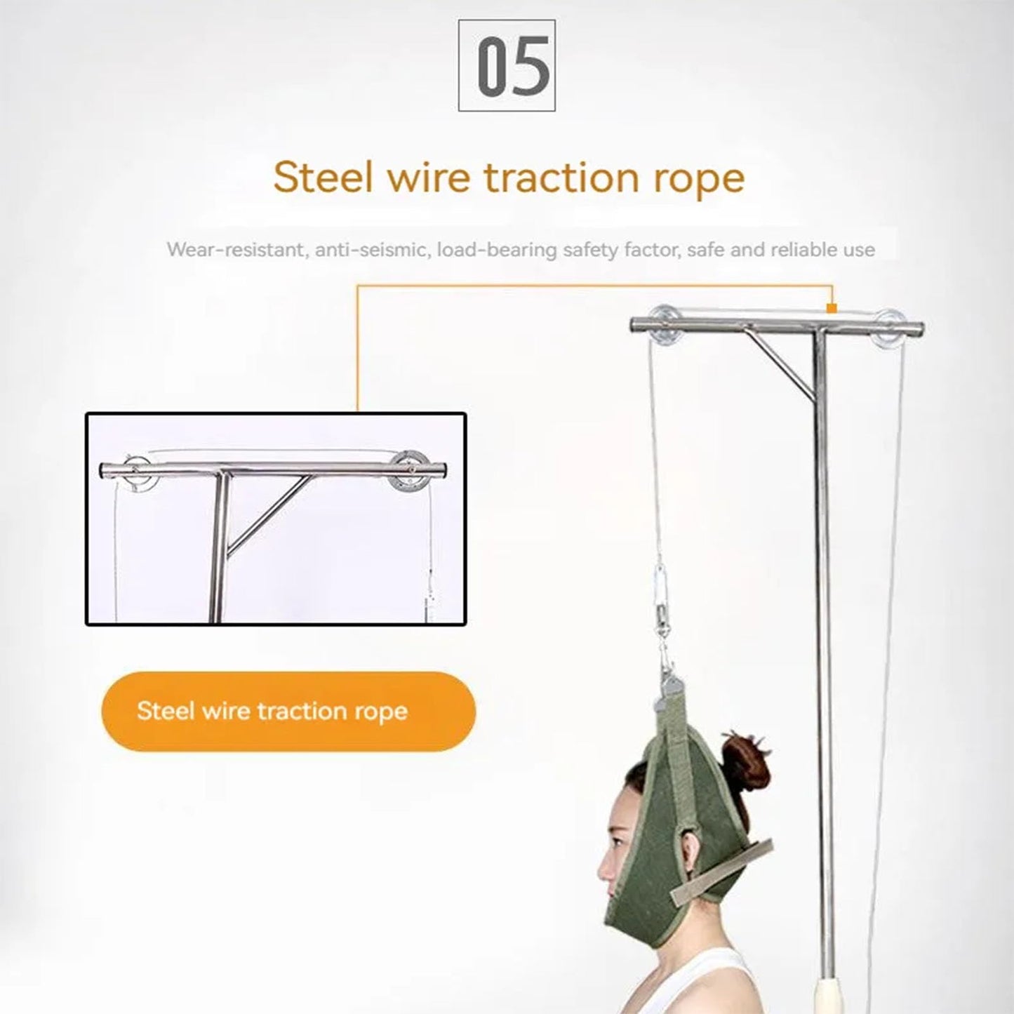 Cervical Spondylosis Correction Stretch Protection Correction Frame Traction Chair